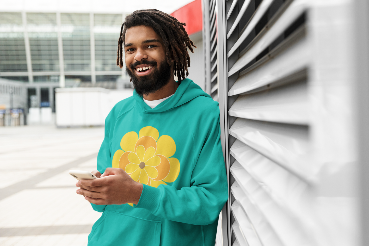 Susu Lend community member wearing the Susu flower